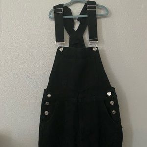 black overalls